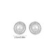 thumbnail image 4 of 1 par de pendientes de cristal de perla para cumpleaños, boda, banquete nupcial, fecha de celebración, viaje, pendientes brillantes, joyería Ropa, zapatos y accesorios Miscelánea Plata Guardurnaity AP011603-02, 4 of 6