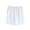 White, variant on Womens Cotton Knit Ruffle Hem Shorts with Pockets Elastic Waist Casual Lounge Beach Bottoms Light Blue,Size XL