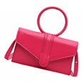 thumbnail image 5 of Bolso de noche con solapa de cuero para mujer, bolso de mano, cartera cruzada, bolso de cuerpo cruzado Rosa Macarena Bolso de mano con sobre de noche, 5 of 5