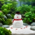 thumbnail image 3 of mdesiwst Christmas Aquarium Hideout Cave, 3D Printed Shrimp Cave, Snowman Tree Hideout for Betta Fish Shrimp Tank Decoration, 3 of 8