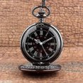 thumbnail image 3 of Reloj de bolsillo grabado para hijo Te amo Regalos de una mamá Papá Regalo de cumpleaños Relojes Fob Cadenas-mxbc -8059684991311 Negro, 3 of 4