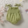 thumbnail image 2 of NOLDARES Baby Boy Girl Bubble Romper Organic Cotton Infant Summer Oversized Toddler T-Shirt Bodysuit Short Sleeve(Green,12-18 Months), 2 of 7