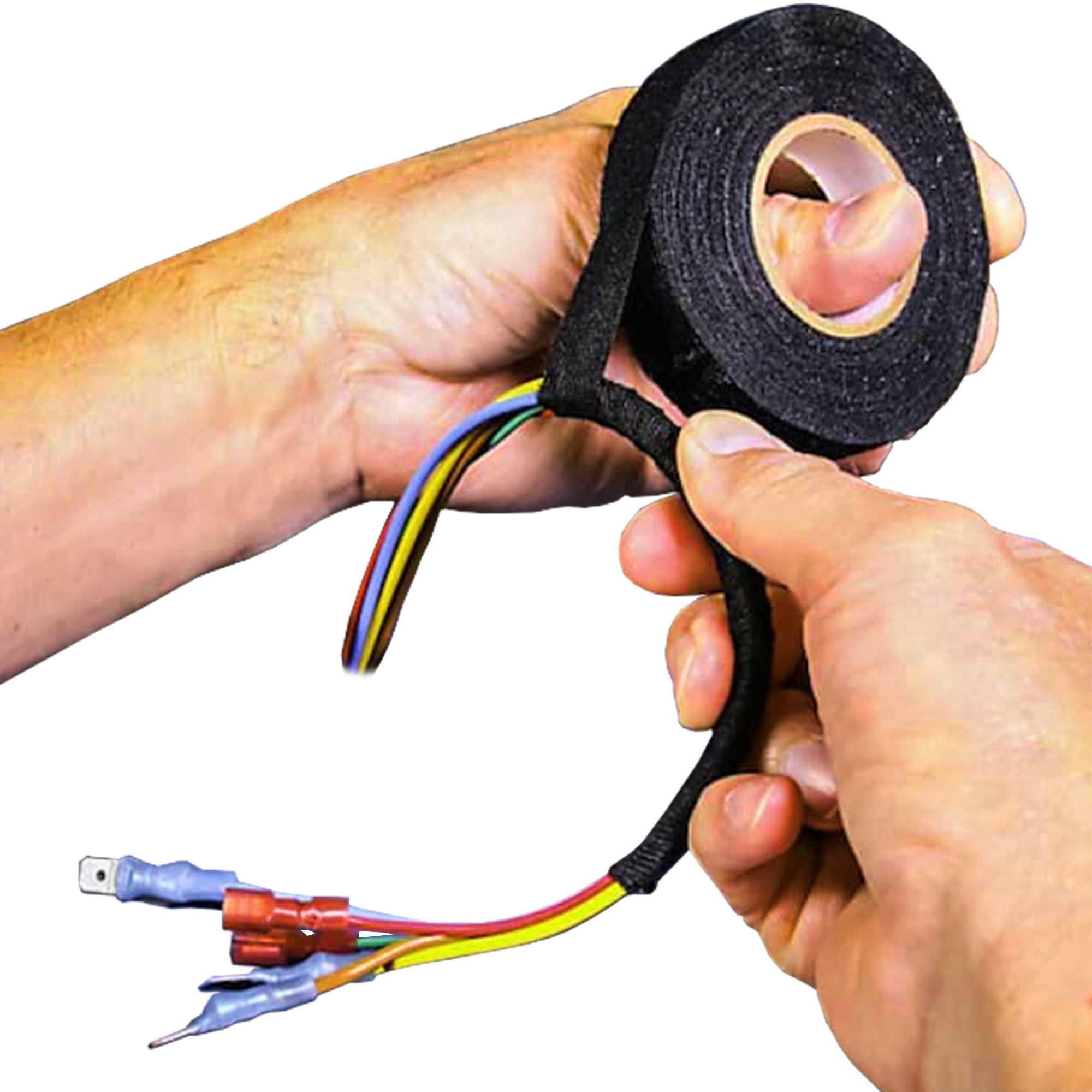 Electriduct Fleece Wire Harness Wrapping Tape - 3/4" Wide x 50 Feet - 10 Rolls