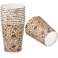 TRAHOOHot Coffee Paper Cups [Pack of 50] 8oz Disposable Take Away