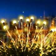 KIKILIVE Firefly Solar Garden AIF4Lights Outdoor, 4 Pack Waterproof Solar Powered Swaying Firefly Light for Outdoor, Patio Yard, Christmas Decor Lights
