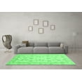 thumbnail image 3 of Ahgly Company Indoor Square Oriental Emerald Green Modern Area Rugs, 6' Square, 3 of 4