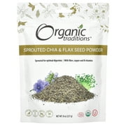 Organic Traditions - Sprouted Chia and Flax Seed Powder - 8 oz.