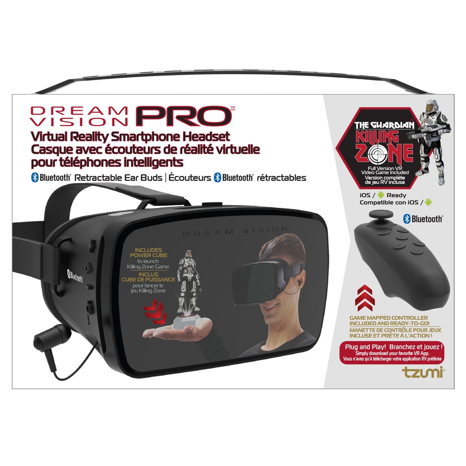 Tzumi Dream Vision Pro Virtual Reality Smartphone Headset