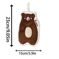 thumbnail image 2 of Hanging Hand Towels for Kitchen & Bathroom, Funny Animals, Super Absorbent, Quick Drying, Soft, 2 of 4