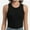 Black, variant on Women Tank Tops Summer Sleeveless Basic Cami Top Shirt Slim Racerback Blouses