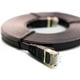 Tera Grand - 12FT - CAT7 10 Gigabit Ethernet Câble de Raccordement Ultra Plat pour Modem Routeur Réseau LAN, Plaqué Or Blindé – image 3 sur 5