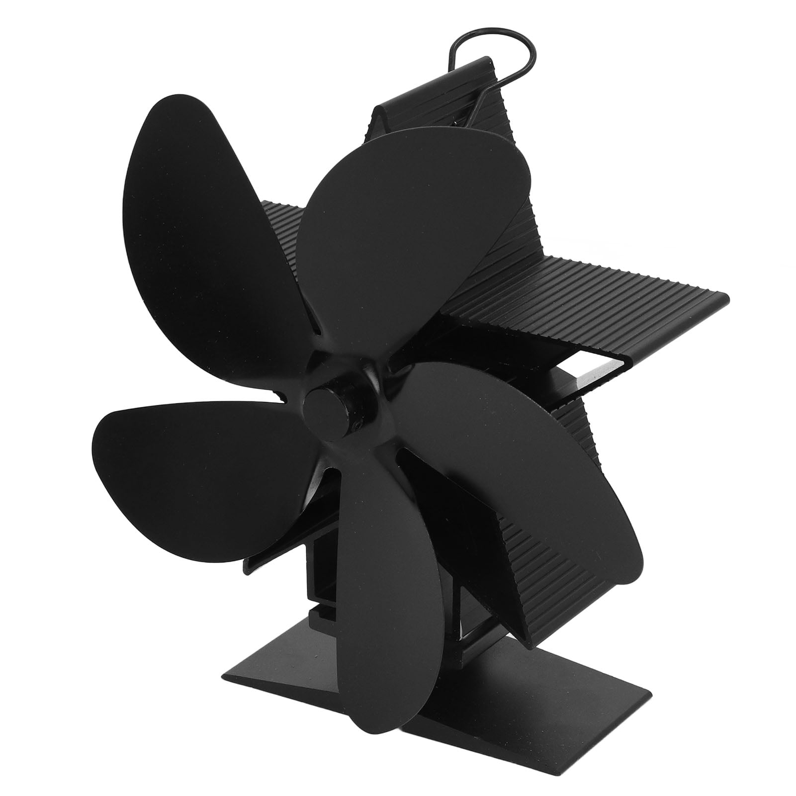 Wood Stove Fan, 5 Blade Heat Powered Low Noise No Discoloration