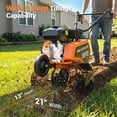 thumbnail image 5 of Efurden Gas Tiller Cultivator, 7HP 212cc Gas Powered Engine Tiller Cultivator for Garden Lawn Soil Cultivation, Weeding & Digging, 5 of 10