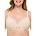 thumbnail image 2 of No Boundaries Women's Tailored Lightly Lined Underwire T-Shirt Bra, 2-Pack, 2 of 4