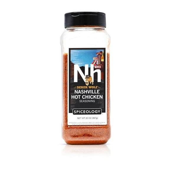 Spiceology – Derek Wolf Nashville Hot Chicken Rub – Spicy BBQ Seasoning for Wings, Pork, Shrimp, Steak & More – 20 oz