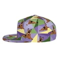 thumbnail image 3 of Daiia German Shepherd Dog print Flat Bill Hats Flat Brim Trucker Cap Baseball Cap Adjustable Classic Low Profile Hat Unconstructed Plain Cap, 3 of 9