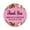 Light Pink, variant on Darling Souvenir Round 45 Pcs Floral Border Thank You Stickers Personalized Bride Groom Names And Date Envelope Seals-Red