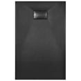 thumbnail image 2 of vidaXL Shower Base Tray SMC Black 100x80 cm, 2 of 4