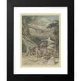 thumbnail image 2 of Arthur Rackham 15x18 Black Modern Framed Museum Art Print Titled - Fricka Approaches in Anger (1910), 2 of 5