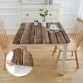 thumbnail image 2 of HAOXIT Western Party Western Party Table Cover Theme Square Wooden House Table Cover for Western Theme 36*36, 2 of 7