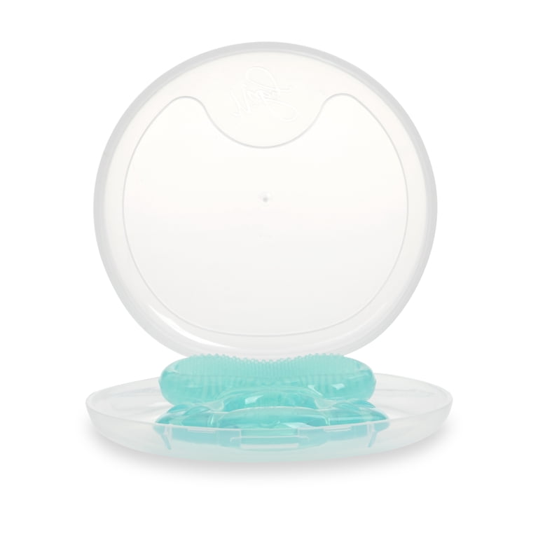 Nuby Teethe-eeze Silicone Teether Toy with Travel Case photo 2