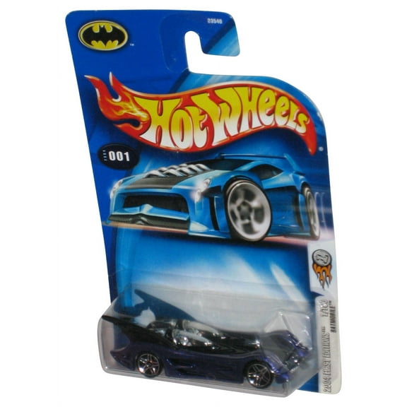 Hot Wheels 2004 First Editions 1/100 Purple Batmobile Toy Car #001