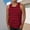 Red, variant on Mens Tank Tops Summer Qiggri Men Stripe Printed Casual Sports Elastic Fashionable T-Shirt Round-Neck Top