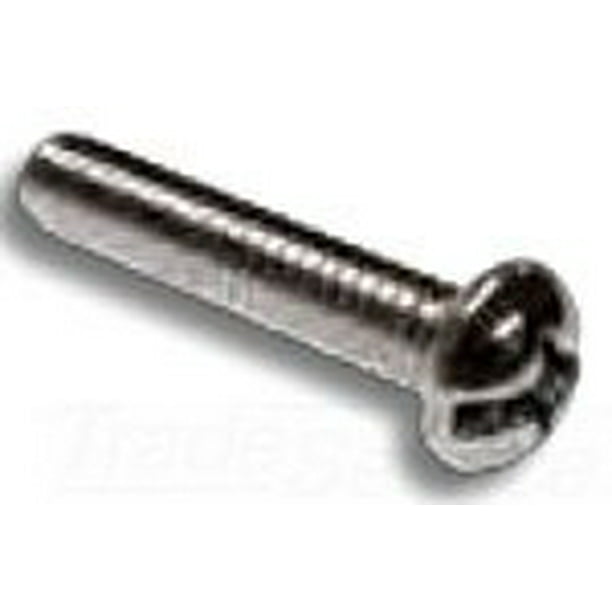 Metallics JRM100 Zinc Chromate Steel Phillips/Slotted Drive Round Head