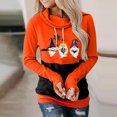 thumbnail image 3 of Sudadera Para Mujer Sudaderas Con Cuello Redondo Moda Casual Festival Impreso Blusa de Manga Larga Sudadera Con Capucha Tops Sweatershirt Odeerbi ODB130791, 3 of 5