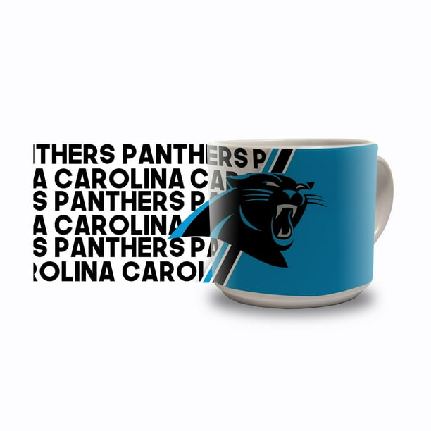 Rico Industries Nfl Football Carolina Panthers Taza De Café De Cerámica Metro De 14 Onzas