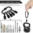thumbnail image 4 of AVEKI 24Pcs Outils Porte-Embouts, 1/4 Pouce Hexagonale en Alliage d'Aluminium Porte-Embouts Porte-Clés, Porte-Embouts Porte-Clés, Rallonge Porte-Clés Vis Adaptateur, Bas de Contention 0601M, 4 of 7