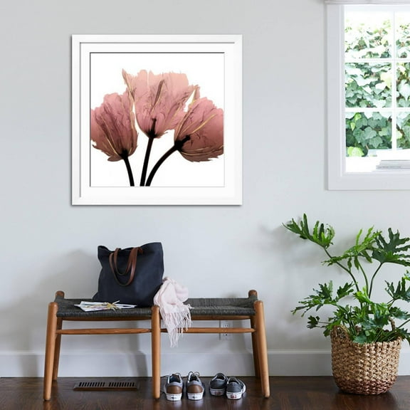 Art.com Alizarin Spendor 2 Photo by Albert Koetsier, White Frame Wall Art, 38" x 38"