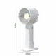 thumbnail image 3 of Mini ventilador de escritorio con alimentación USB | Ventilador personal portátil de 3 velocidades con batería de 2000 mAh para oficina, viajes, coche y dormitorio | Pequeño y silencioso ventilador, 3 of 8