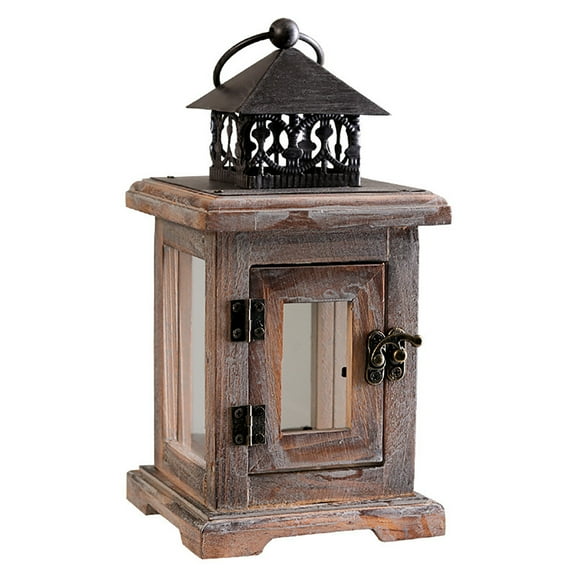 Grandest Birch Wooden Candlestick Anti-rust Elegant Ornamental Vintage Tealight Candle Holder Hanging Garden Decor for Home Exquis