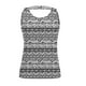 thumbnail image 5 of Augper Women Classic Print High Neck Tops Bathing Suit Tops for Tank Tops Swimsuits, 5 of 7
