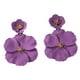 thumbnail image 4 of Pendientes colgantes Fernando de flores Violeta, 4 of 8