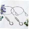 thumbnail image 3 of STRANDCHIC 2Pcs Hanging Wire Silver for Chain for Hanging Plants in Light Setup, 3 of 7