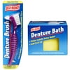 Sea-Bond Denture Bath and Brush, Pack of 2 Each