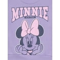 thumbnail image 5 of Minnie Mouse Toddler Long Sleeve Graphic Crewneck with Matching Jogger Pant, 2 Piece Set, Sizes 12M-5T, 5 of 8