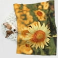 thumbnail image 6 of Yiaed Golden Sunflower In Field Print Dog Blankets-Cat Blanket Washable for Couch Protection,Puppy Blanket, Soft Plush Reversible Throw Furniture Protector-Large, 6 of 8