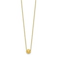 thumbnail image 2 of Primal Gold 14 Karat Yellow Gold Puffed Sun 16.5-inch Necklace, 2 of 4