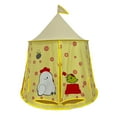 thumbnail image 2 of Tienda de Castle TEEPEE Indian Playhouse Indoor Outdoor Use Gift Regalo Playroom Gift Princess Castle Playhouse Tent para guarderías Carnivals amarillo, 2 of 8