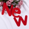 thumbnail image 4 of CTIRCHIU Colorful New Year Decorations Fabric Banner Assorted Color Photo Props for Families Friends 1 Set, 4 of 6