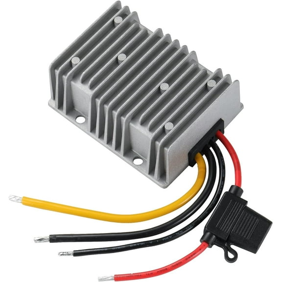 MZHOU 24V to 12V 40A 480W Power Supply Transformer - Industrial Grade Buck Converter with Overload/Short Circuit Protection for Golf carts, Ham Radio, CCTV System
