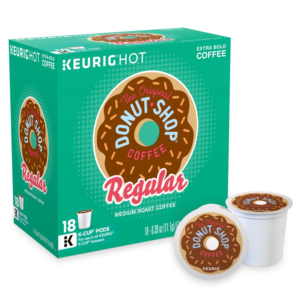 donut Donut Shop Medium Roast Coffee KCups, 180 ct. (tea best