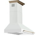 thumbnail image 3 of Forno Aria 48 Inch Wall-Mounted Range Hood in White, 3 of 5