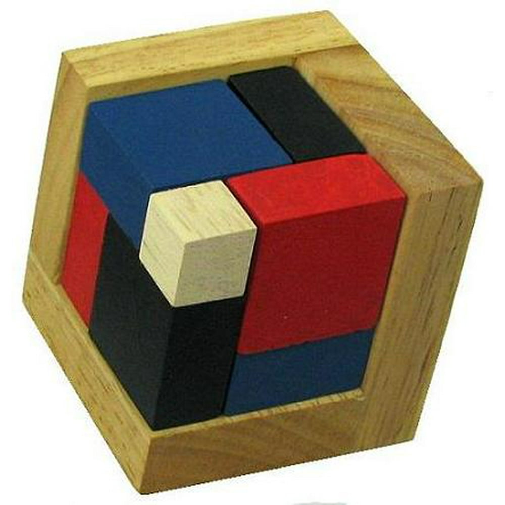 4D Wooden Puzzle Brain Teaser