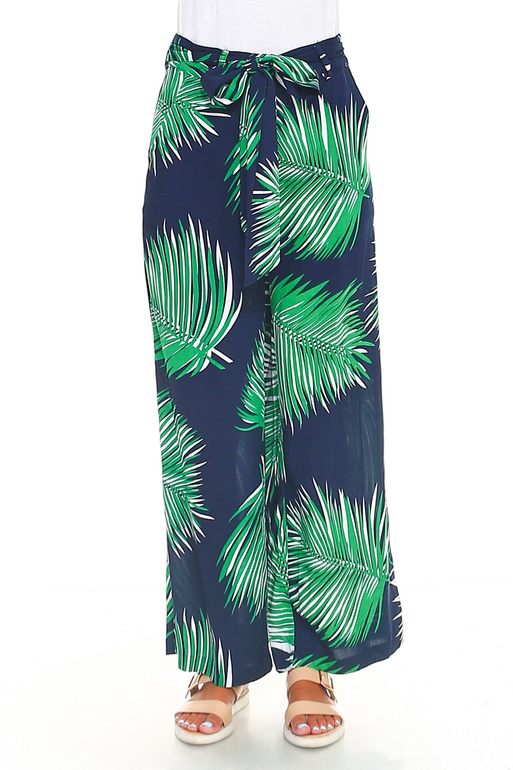 Gemans Women's Tropical Print Palazzo 