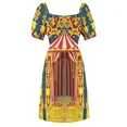 thumbnail image 7 of Carnival Circus Sleeveless Dress Party dresses woman dress Dress, 7 of 7