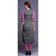 thumbnail image 4 of Bimba Kurti Droit Imprimé Décontracté Manches 3/4 Robe Longue Kurta pour Femmes, 4 of 6